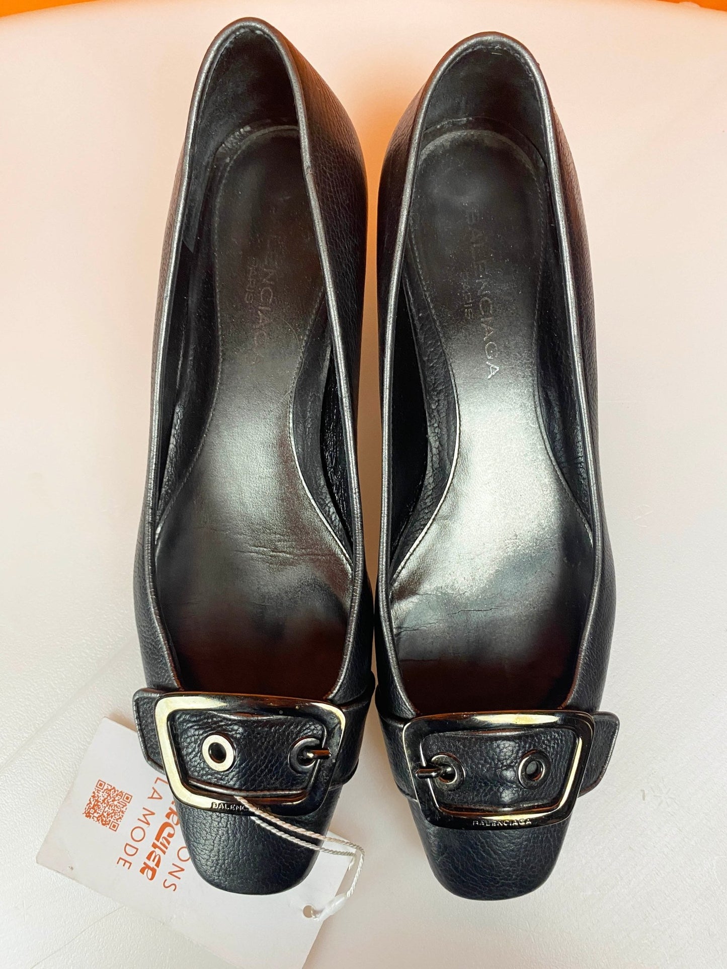 Ballerines Balenciaga vintage Noir Femme 37 - Trésor