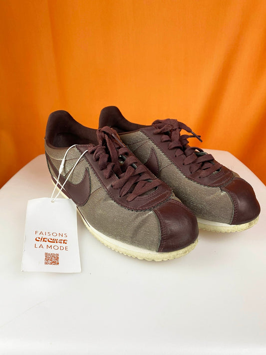 Baskets Nike - cortez Rouge Femme 38,5 - Trésor