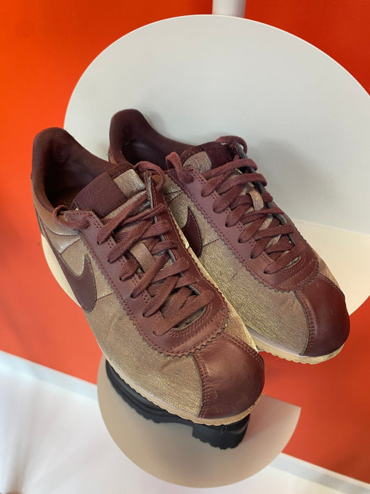 Baskets Nike Cortez vintage bordeaux Femme 38,5 - Trésor