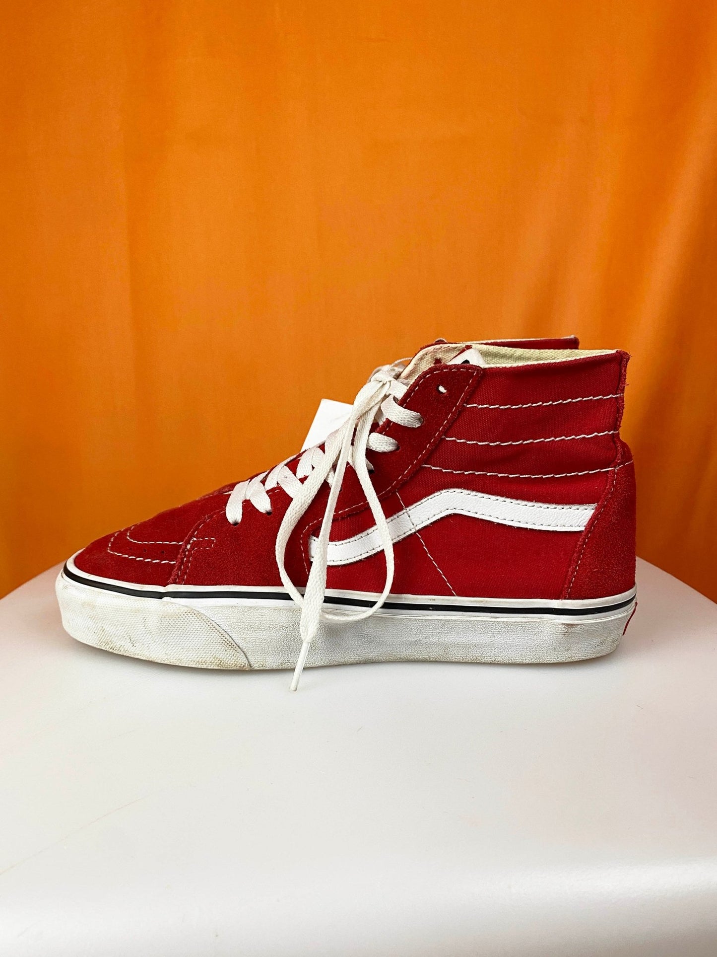 Baskets Vans Rouge Mixte 40 - Trésor