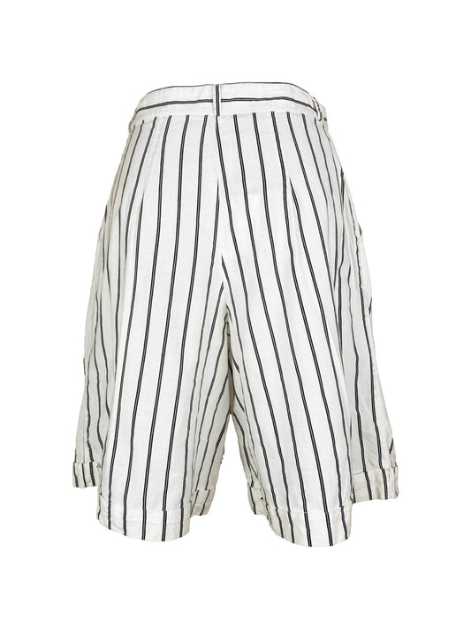 Bermuda Différentiel Blanc Femme S - Trésor