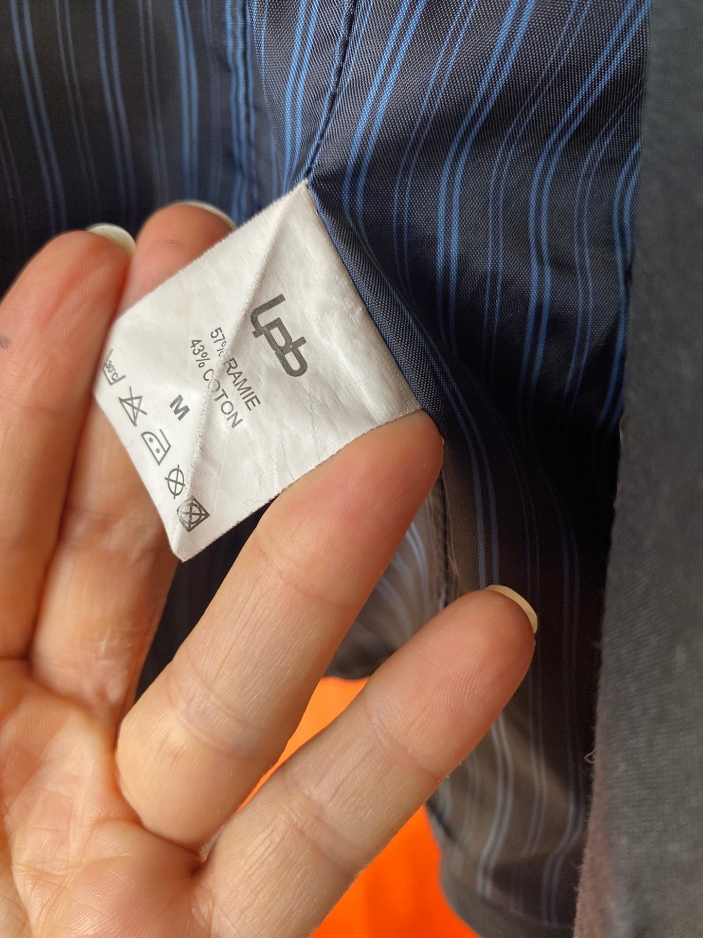 Blazer effet lin LPB noir femme S - Trésor