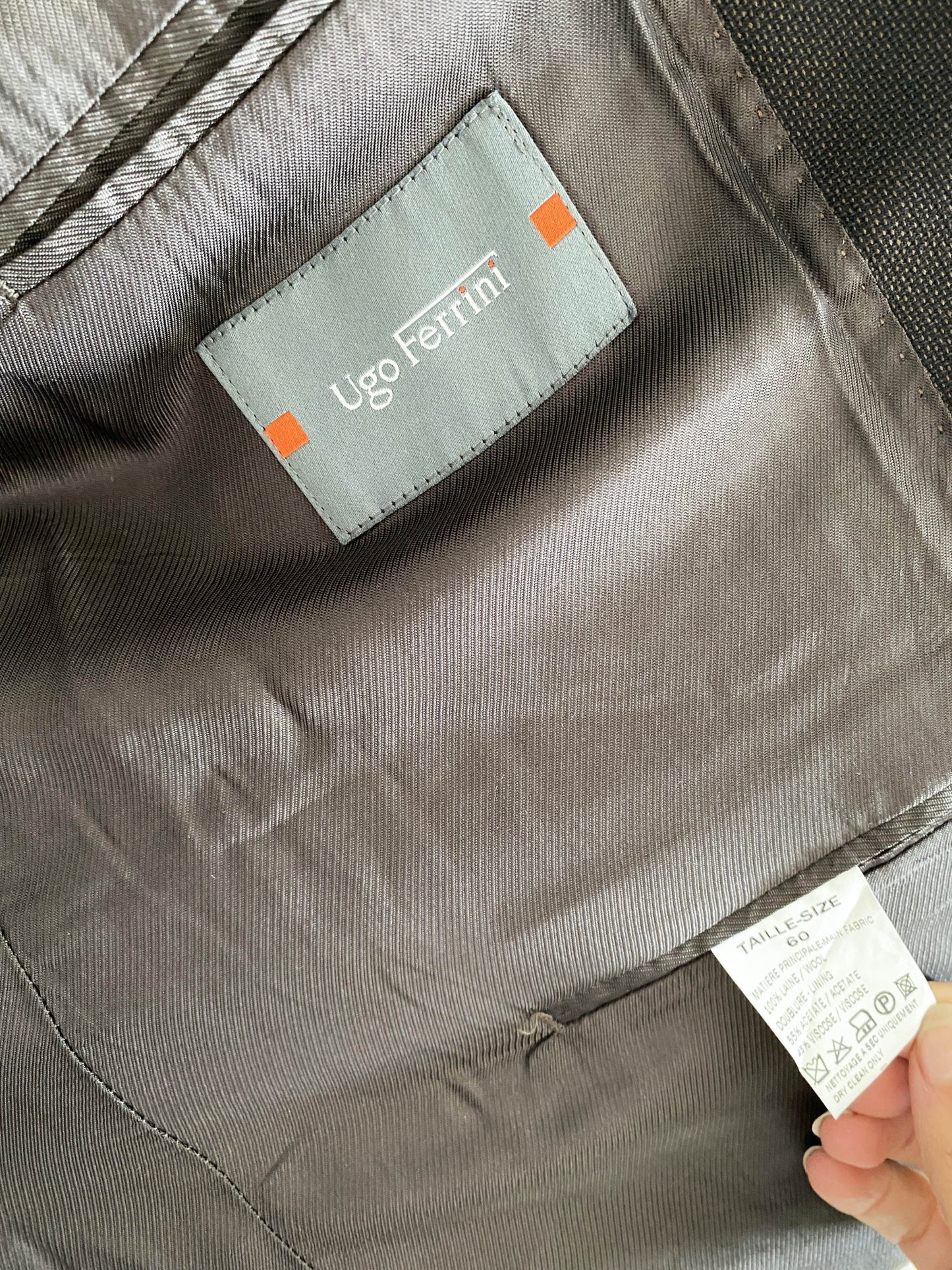 Blazer Ugo Ferrini marron mixte XXL - Trésor