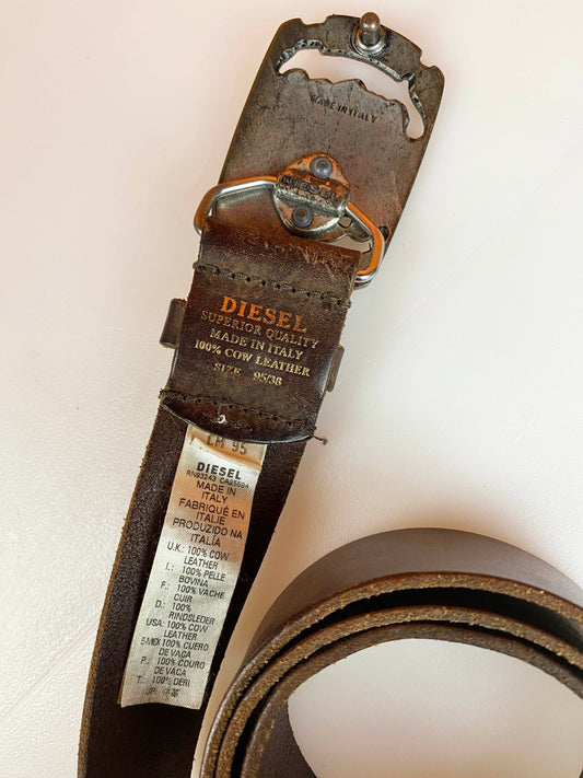 Ceinture Diesel marron L - Trésor