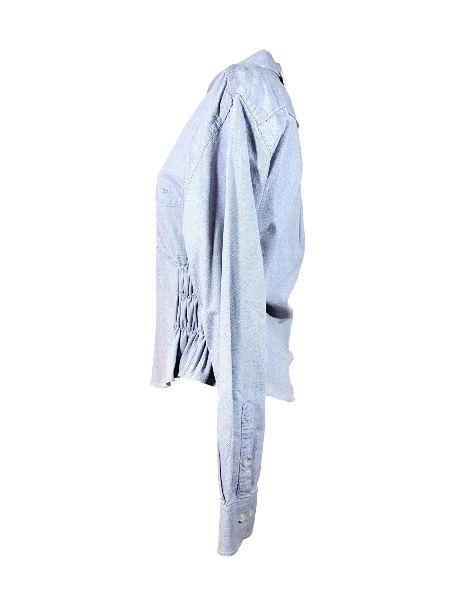 Chemise à smocks upcyclée Eden Park Gris Femme M - L - Trésor
