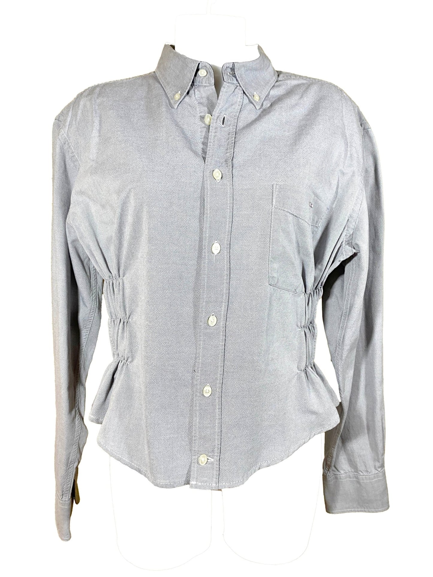 Chemise à smocks upcyclée Eden Park Gris Femme M - L - Trésor