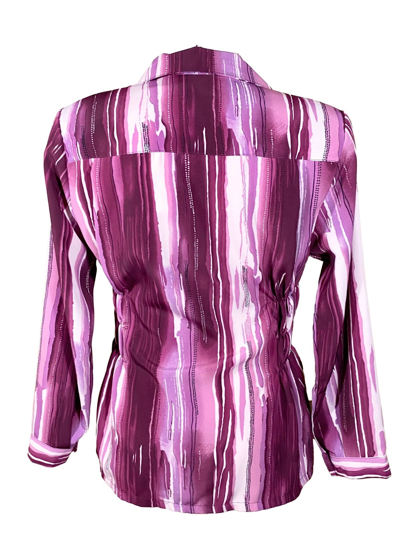 Chemise à smocks upcyclée Sans marque Rose Femme L - Trésor
