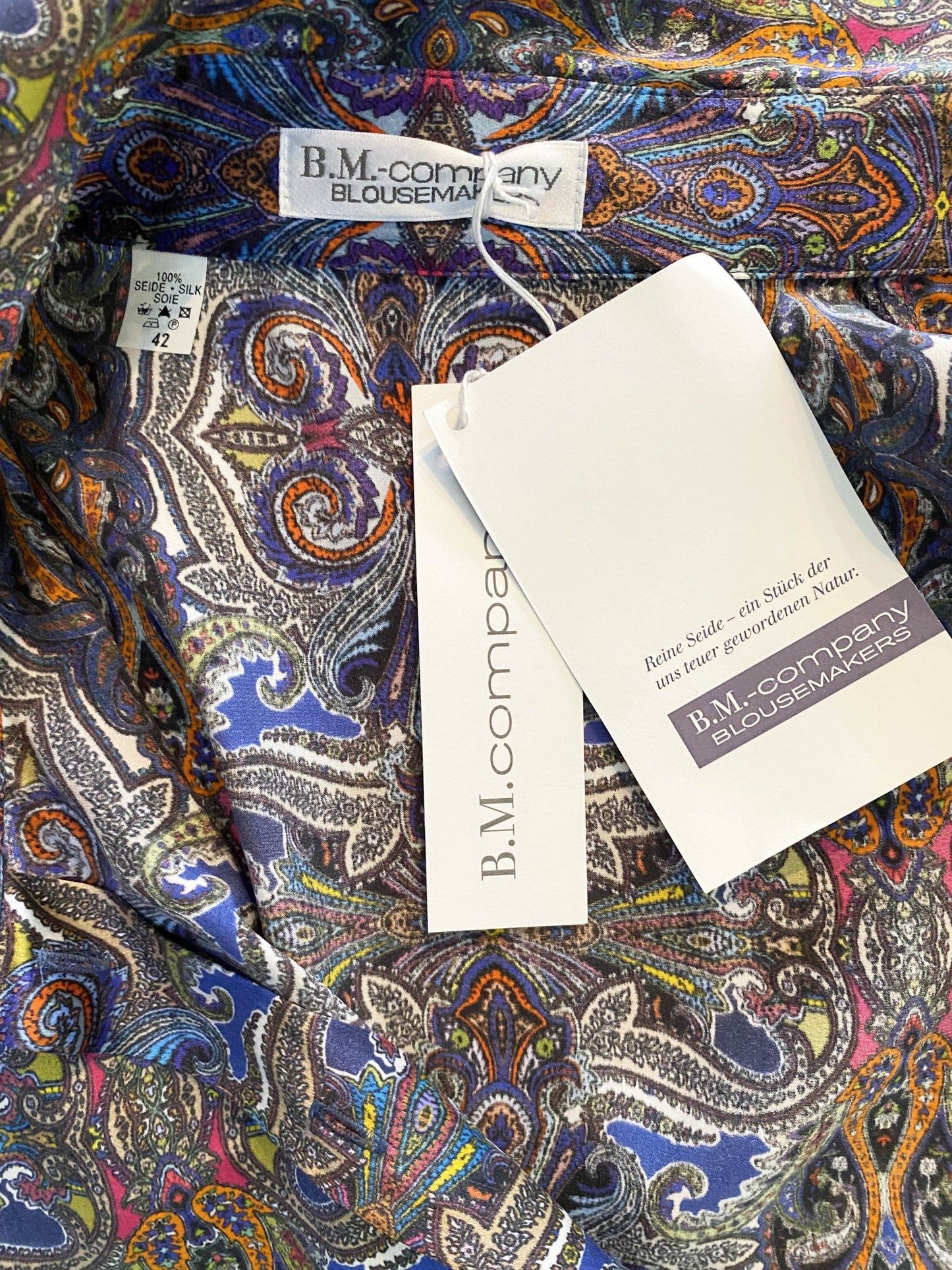 Chemise en soie BM company Multicolore XL - Trésor