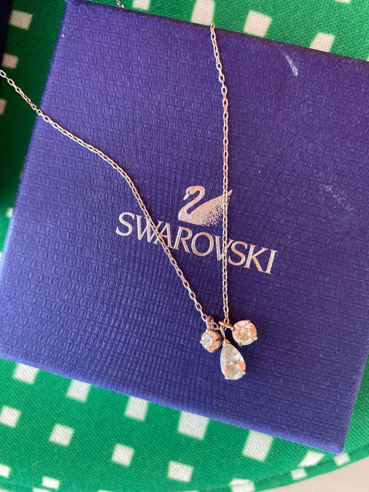 Collier Swarovski modèle « Mesmera » femme rodhium couleur argent - Trésor