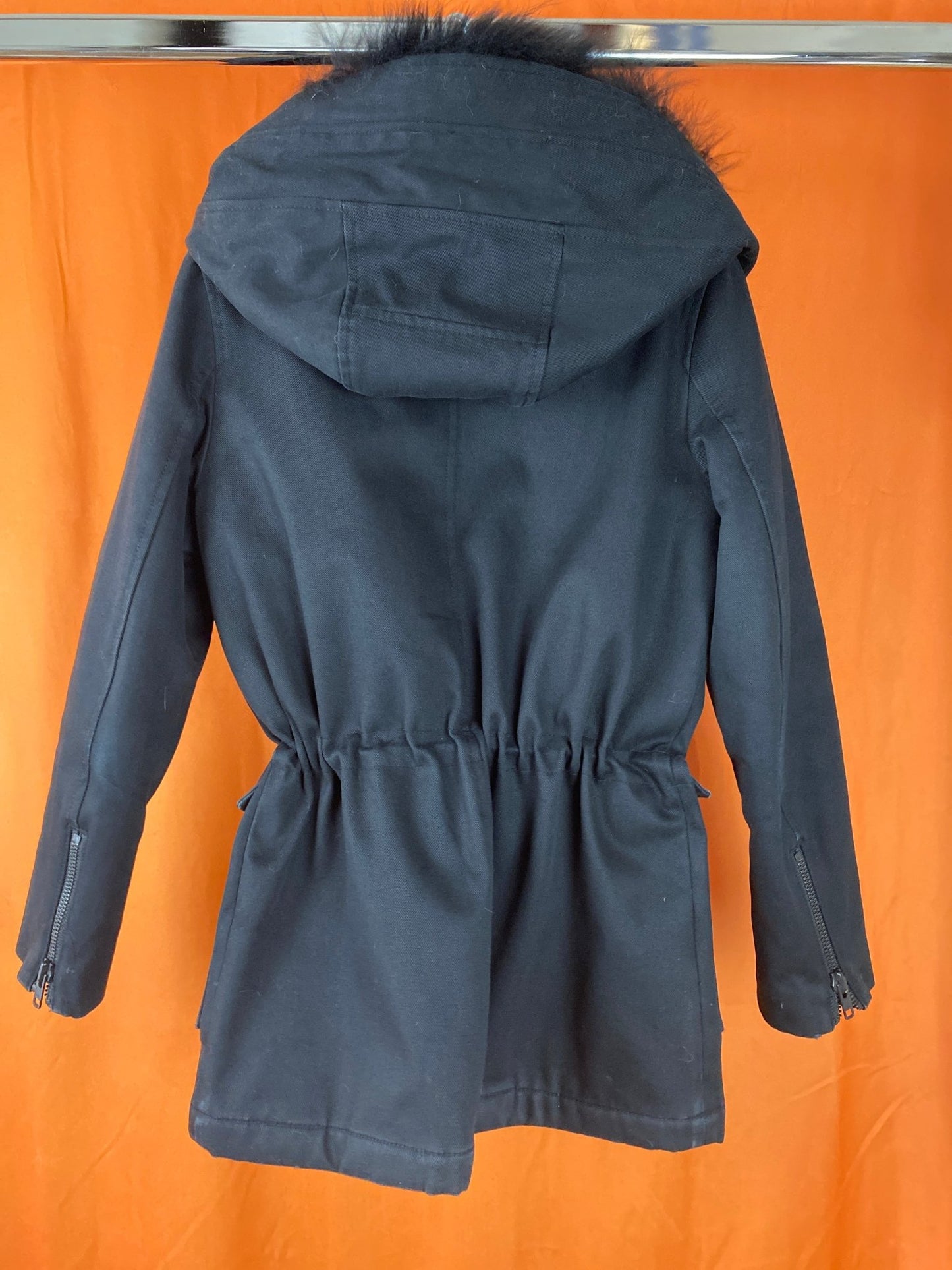 Manteau parka The Kooples noir femme S - Trésor