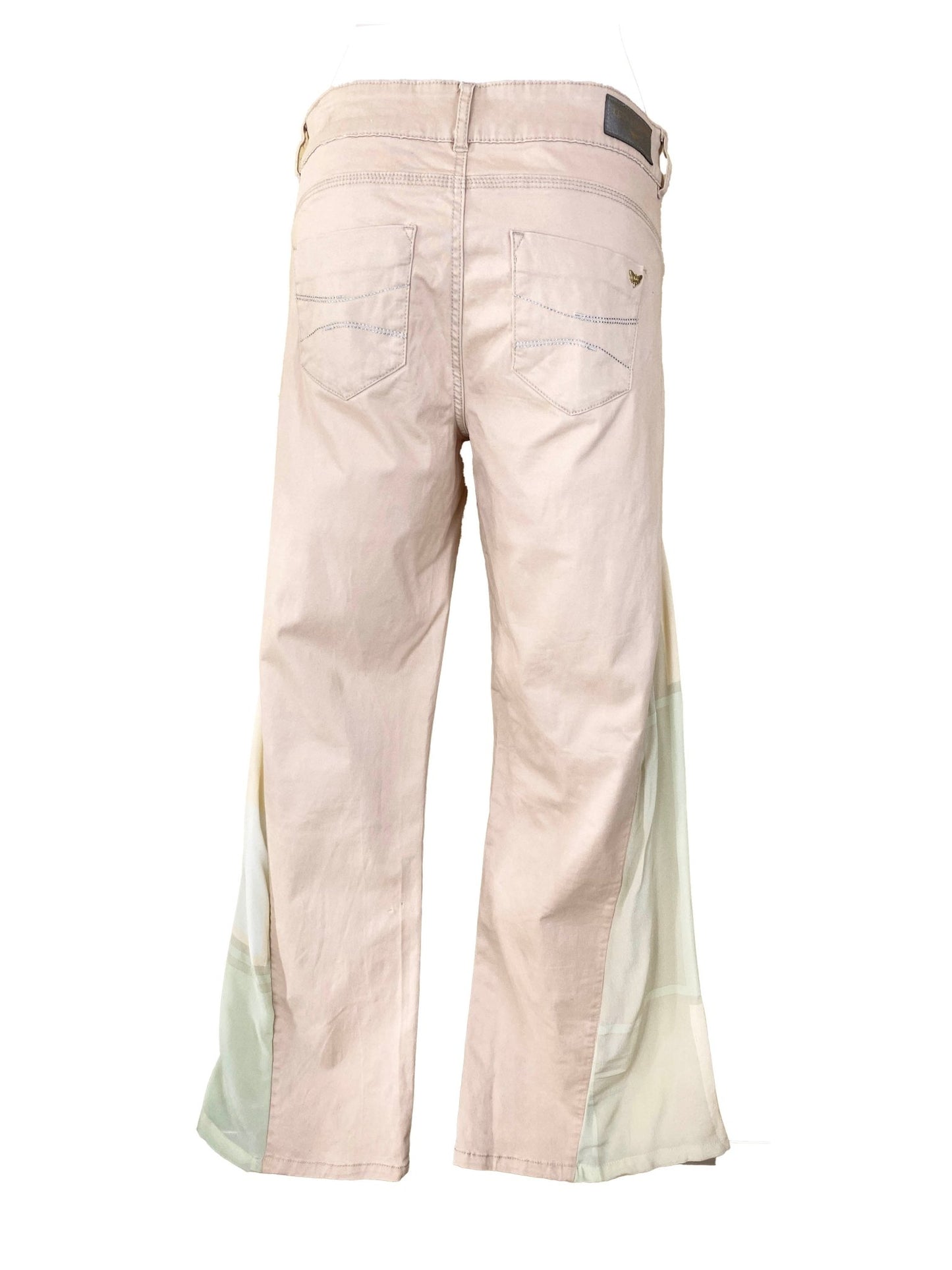 Pantalon flare upcyclé "Hendrix" Les Petites Bombes Rose Femme L - Trésor