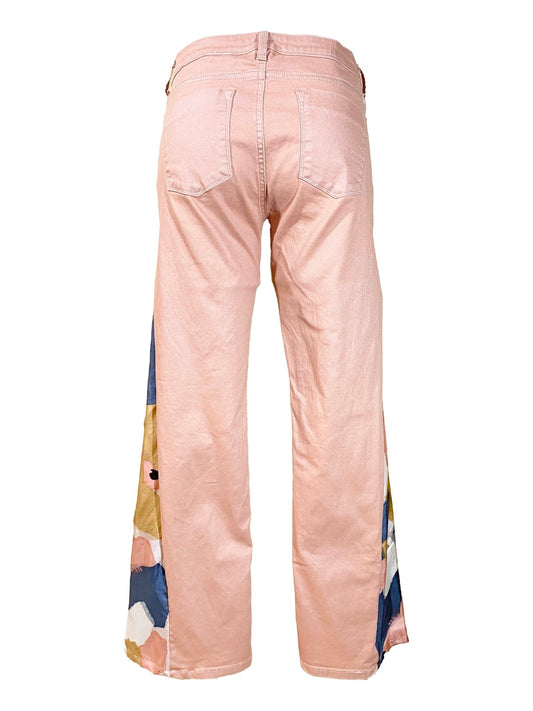 Pantalon flare upcyclé Teddy Smith Rose Femme M - Trésor