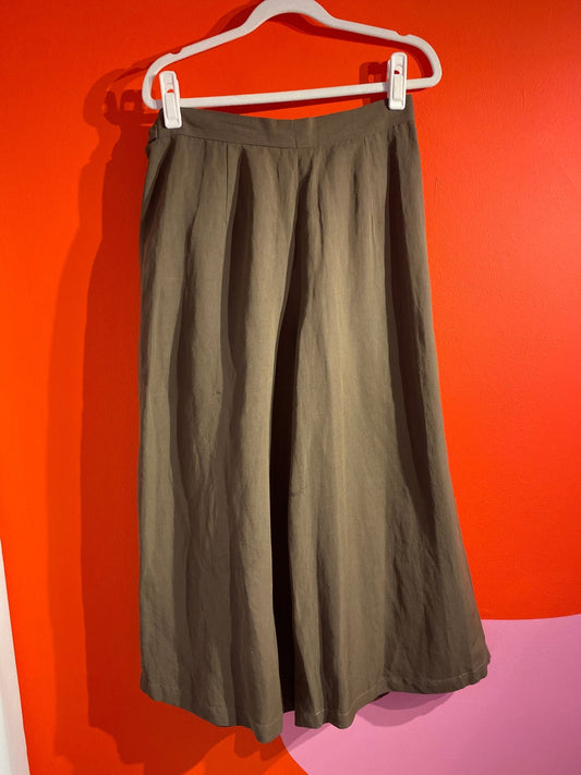Pantalon jupe - culotte Caroll marron femme - Trésor