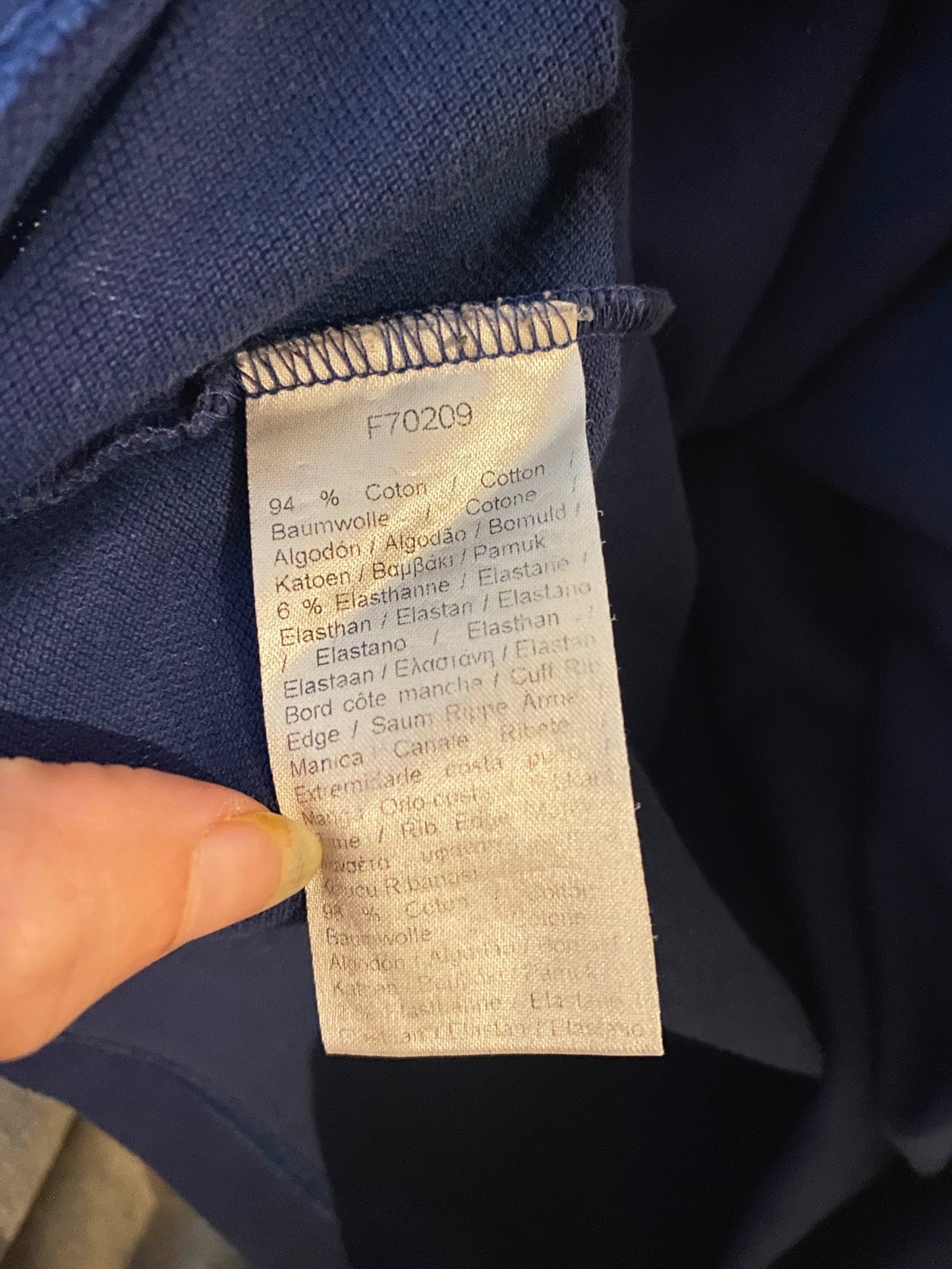 Polo Lacoste bleu femme XS - Trésor