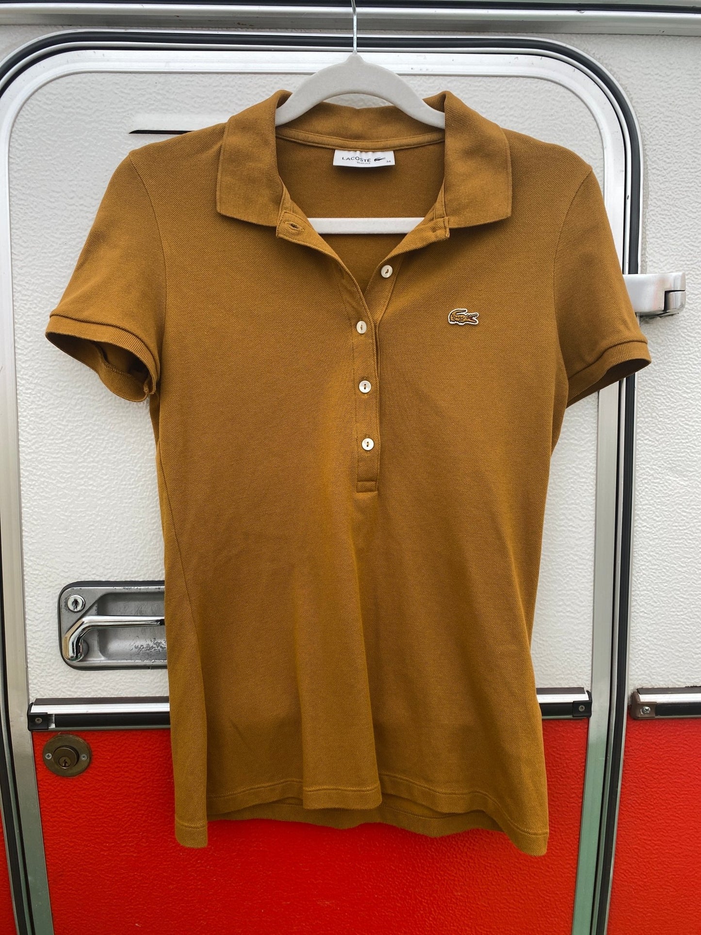 Polo Lacoste marron femme XS - Trésor