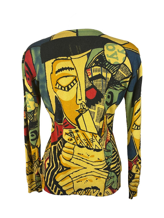 Pull Multicolore arty Femme M - Trésor