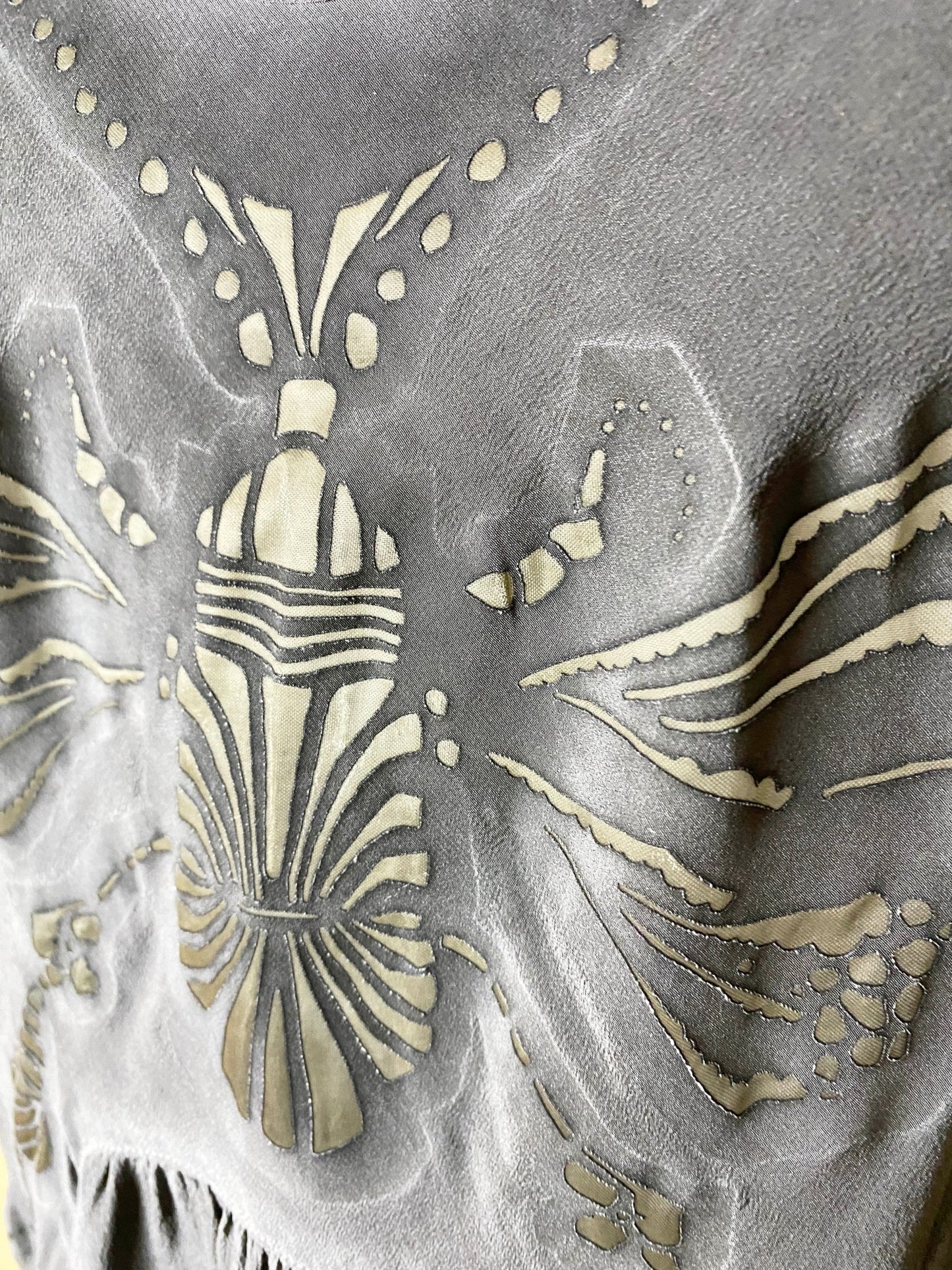 Robe Cop. Copine soie Grise Femme M - Trésor