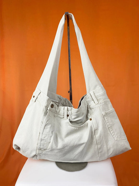 Sac "Samossa" - Redwood beige - upcycling - Trésor