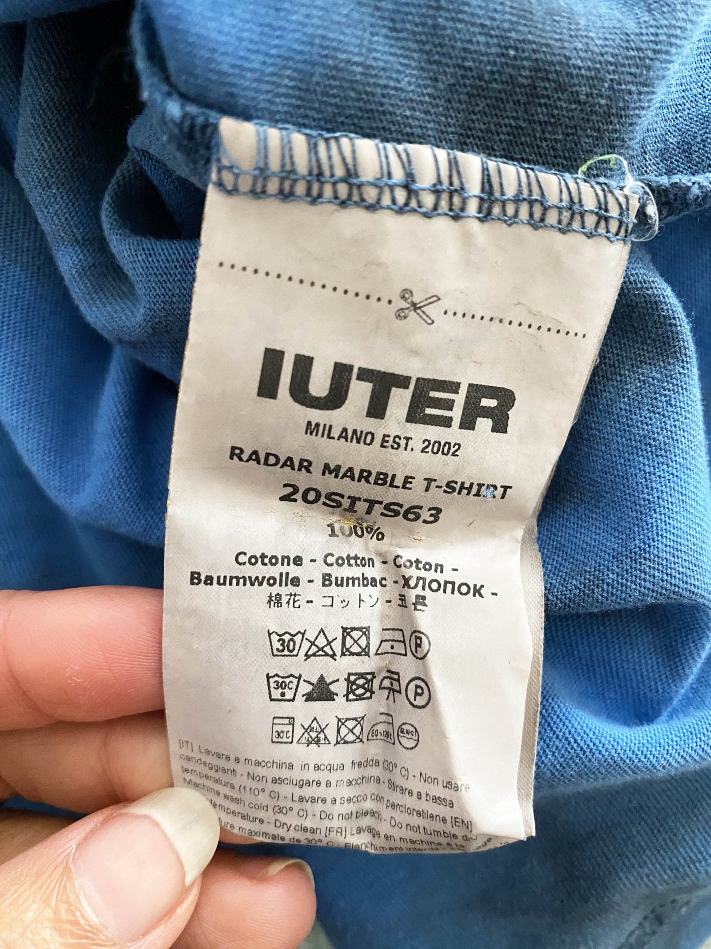T-shirt IUTER Bleu Mixte S - Trésor