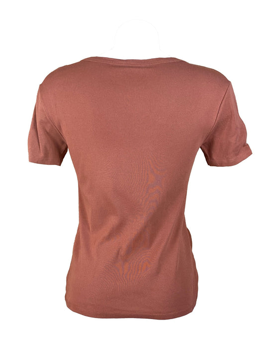 T-shirt Petit Bateau rouille Femme XS - Trésor