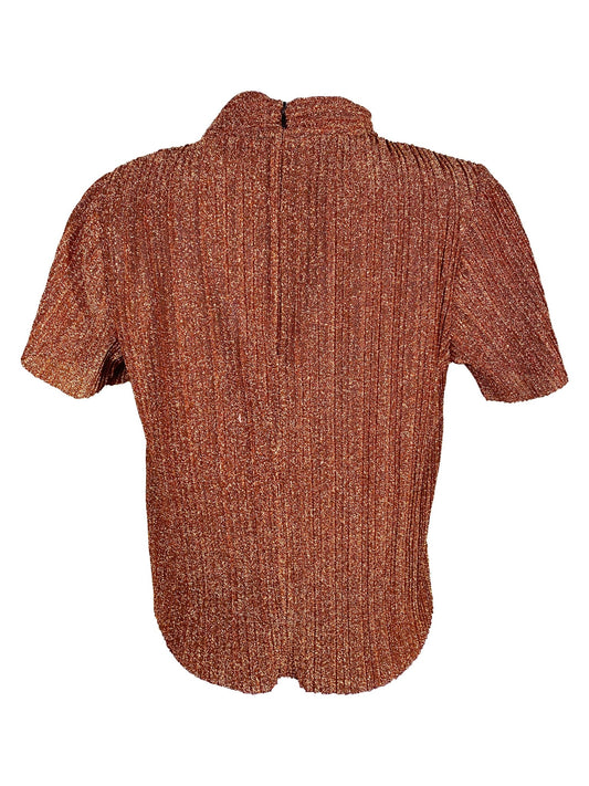 Top brillant Daphnea Orange Femme M - L - Trésor