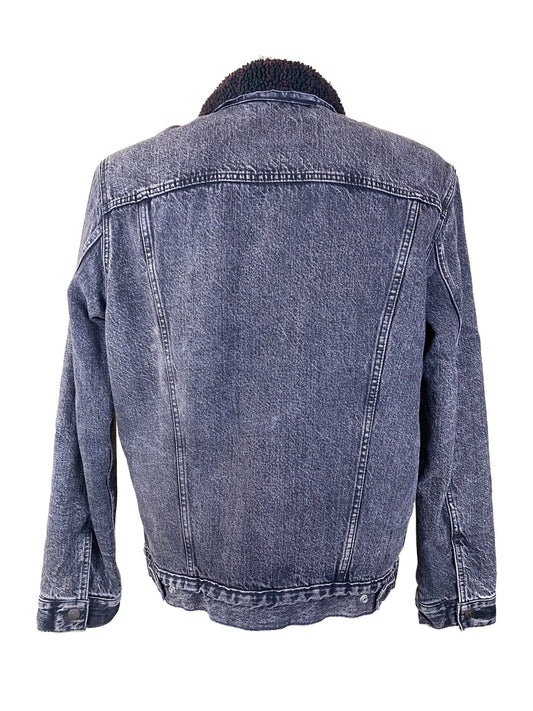 Veste en jean Levi's sherpa grise L - Trésor