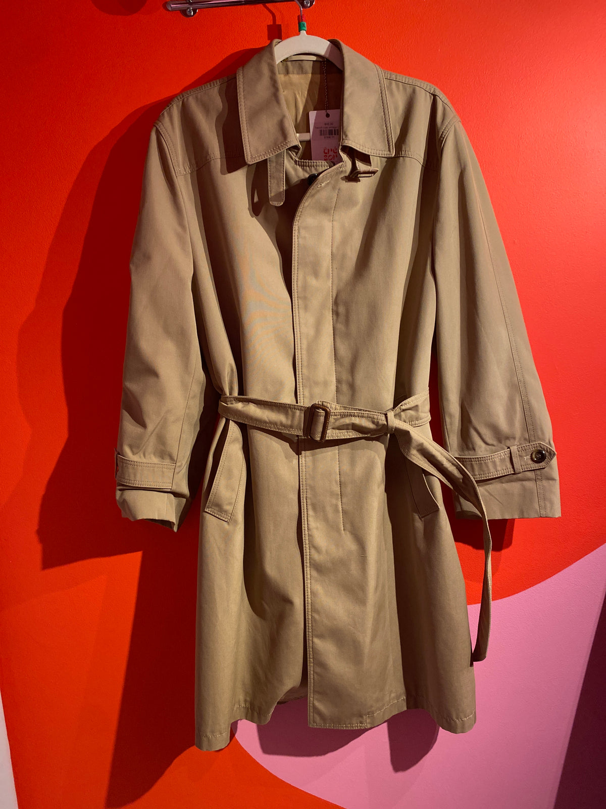 Trench coat/pardessus vintage homme Jupiter XL
