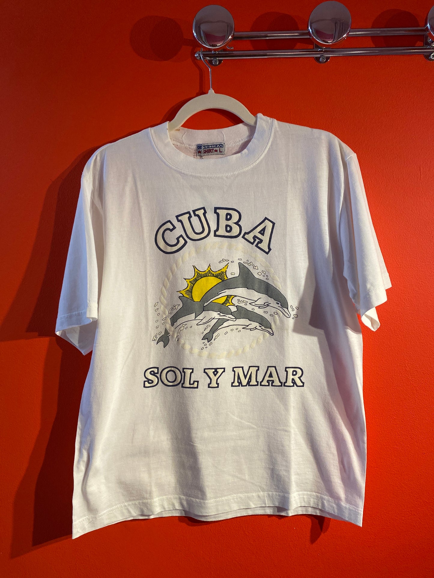 T-shirt Cuba vintage mixte (petite tâche) L