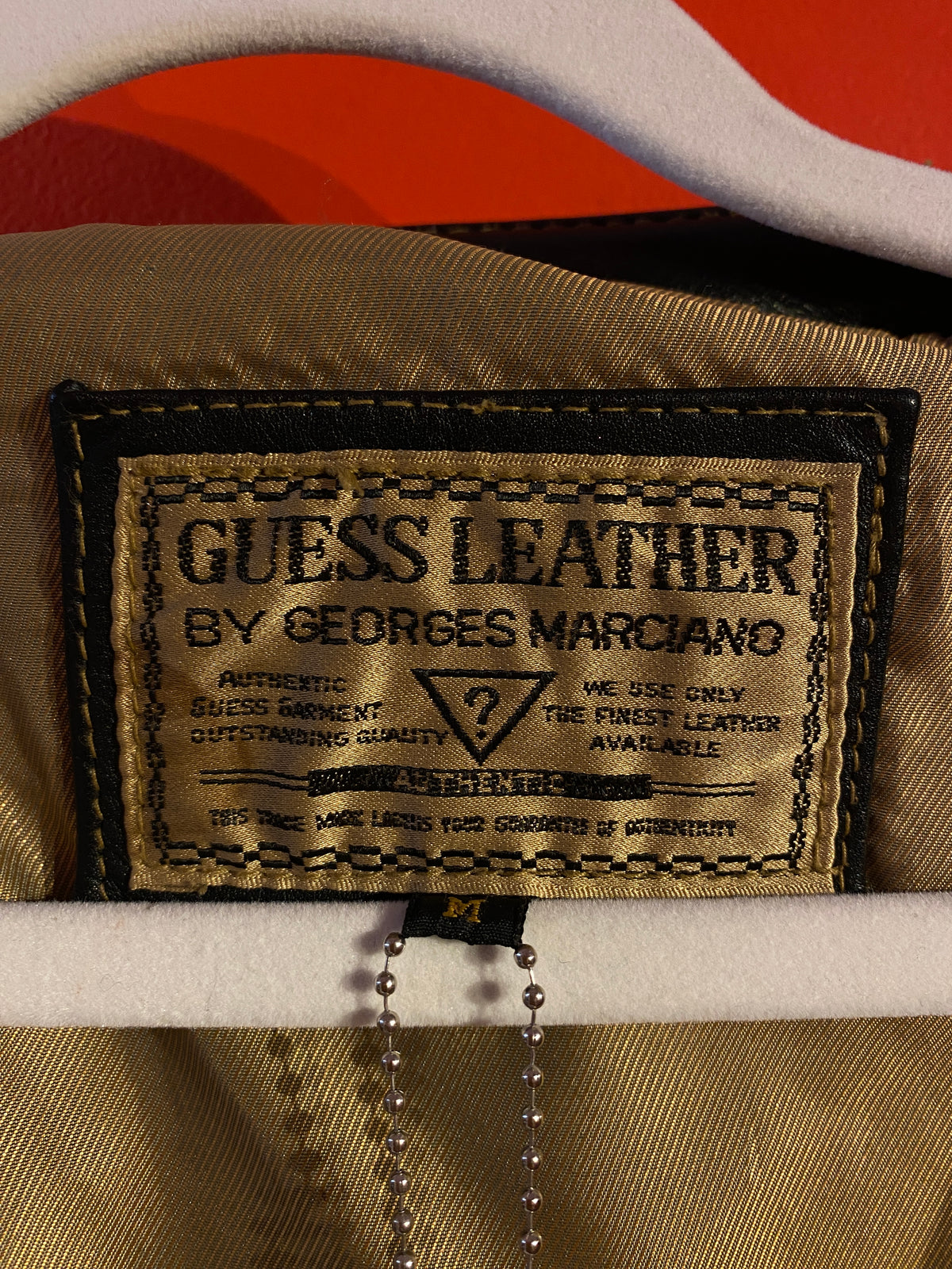 Blouson cuir épais Marciano Guess homme PREMIUM-M