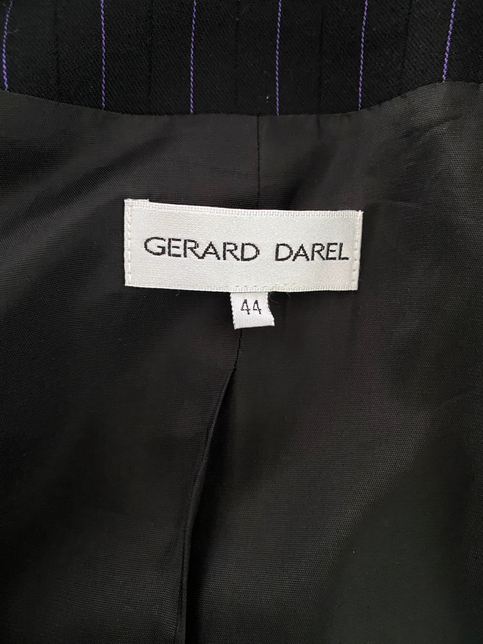 Blazer à rayures Gérard Darel Noir Femme XL - Trésor - mode circulaire