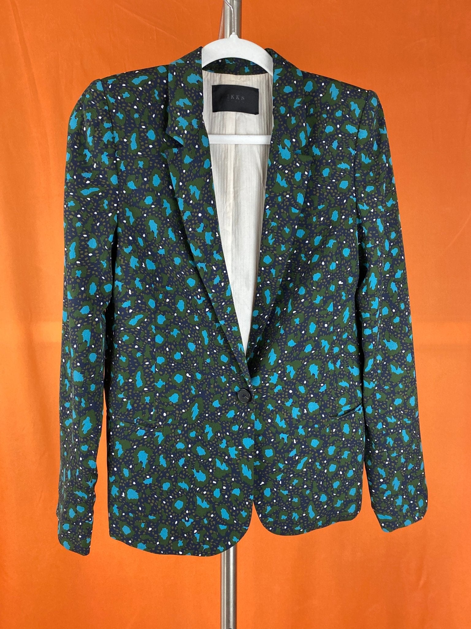 Blazer léopard bleu/vert IKKS femme XS - Trésor