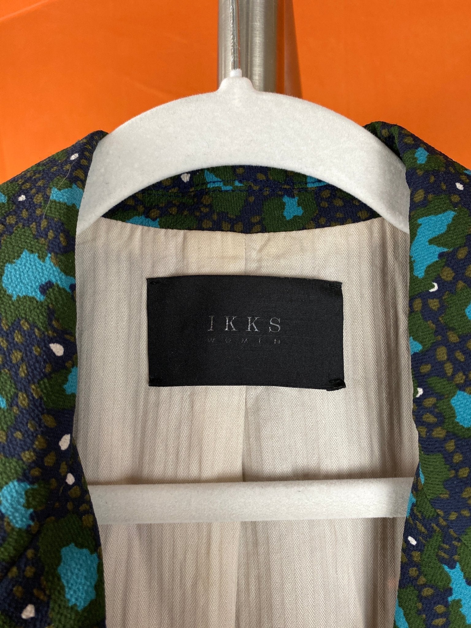 Blazer léopard bleu/vert IKKS femme XS - Trésor