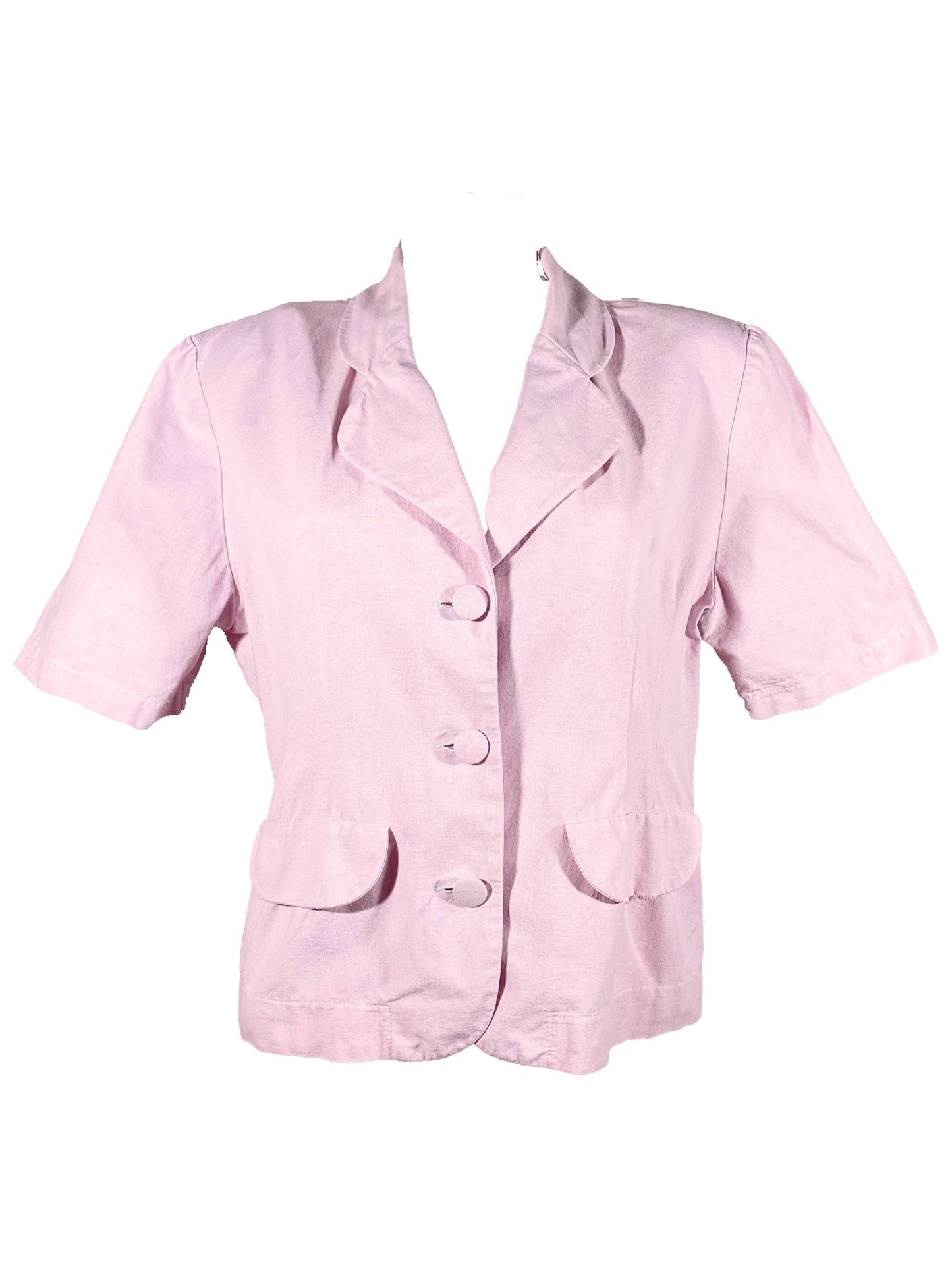 Blazer manches courtes Pimkie vintage rose Femme XL - Trésor - mode circulaire