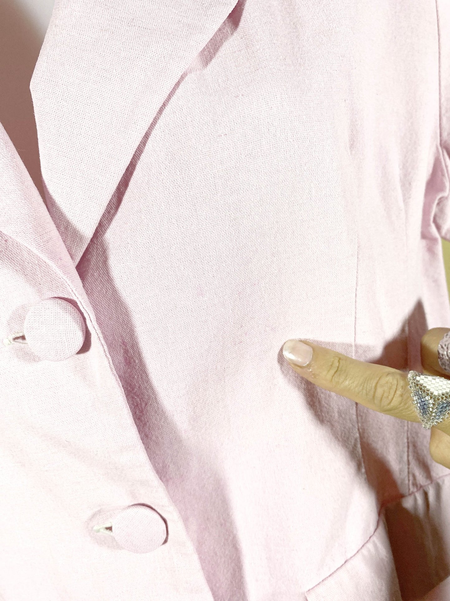 Blazer manches courtes Pimkie vintage rose Femme XL - Trésor - mode circulaire