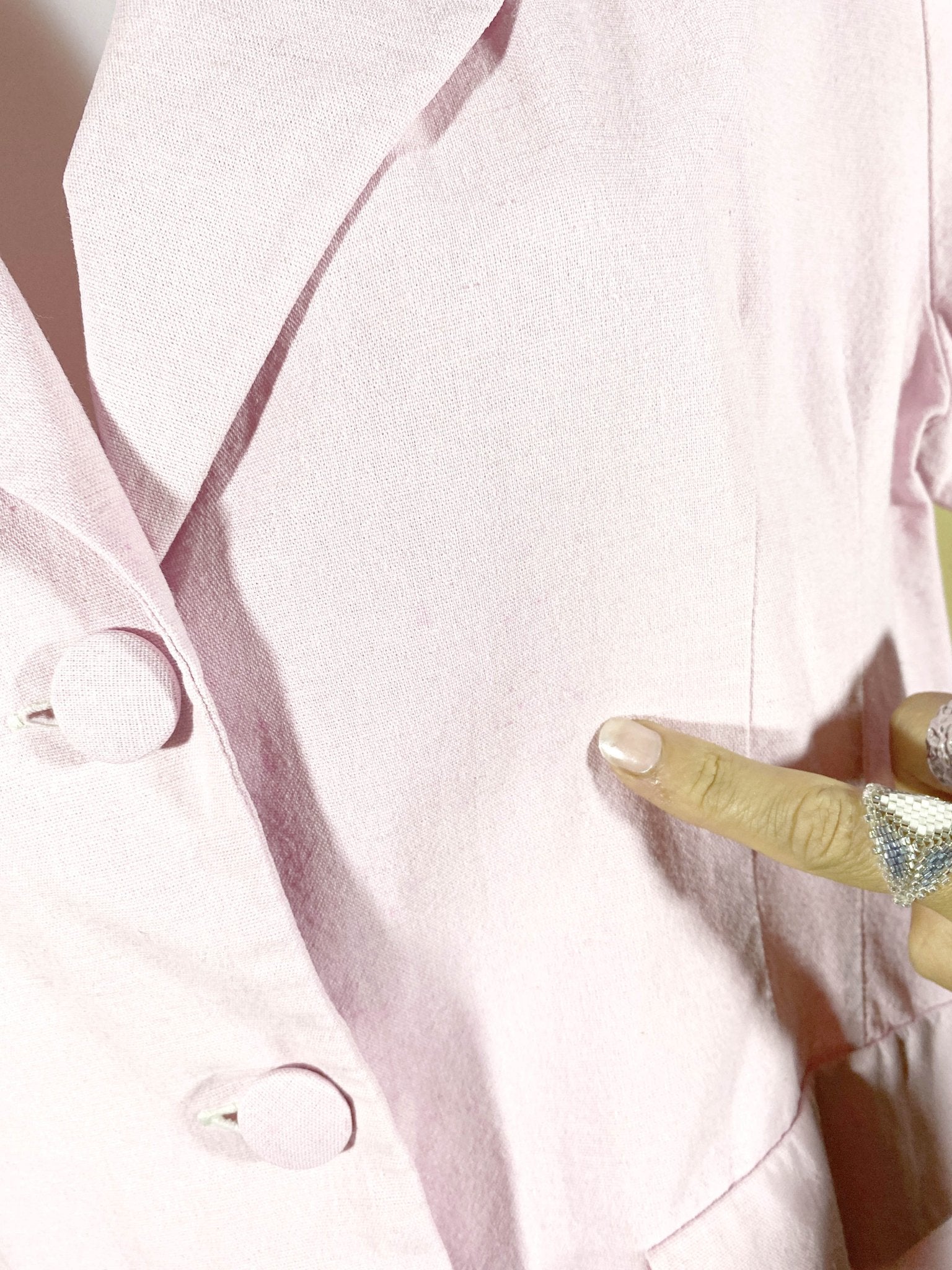 Blazer manches courtes Pimkie vintage rose Femme XL - Trésor - mode circulaire