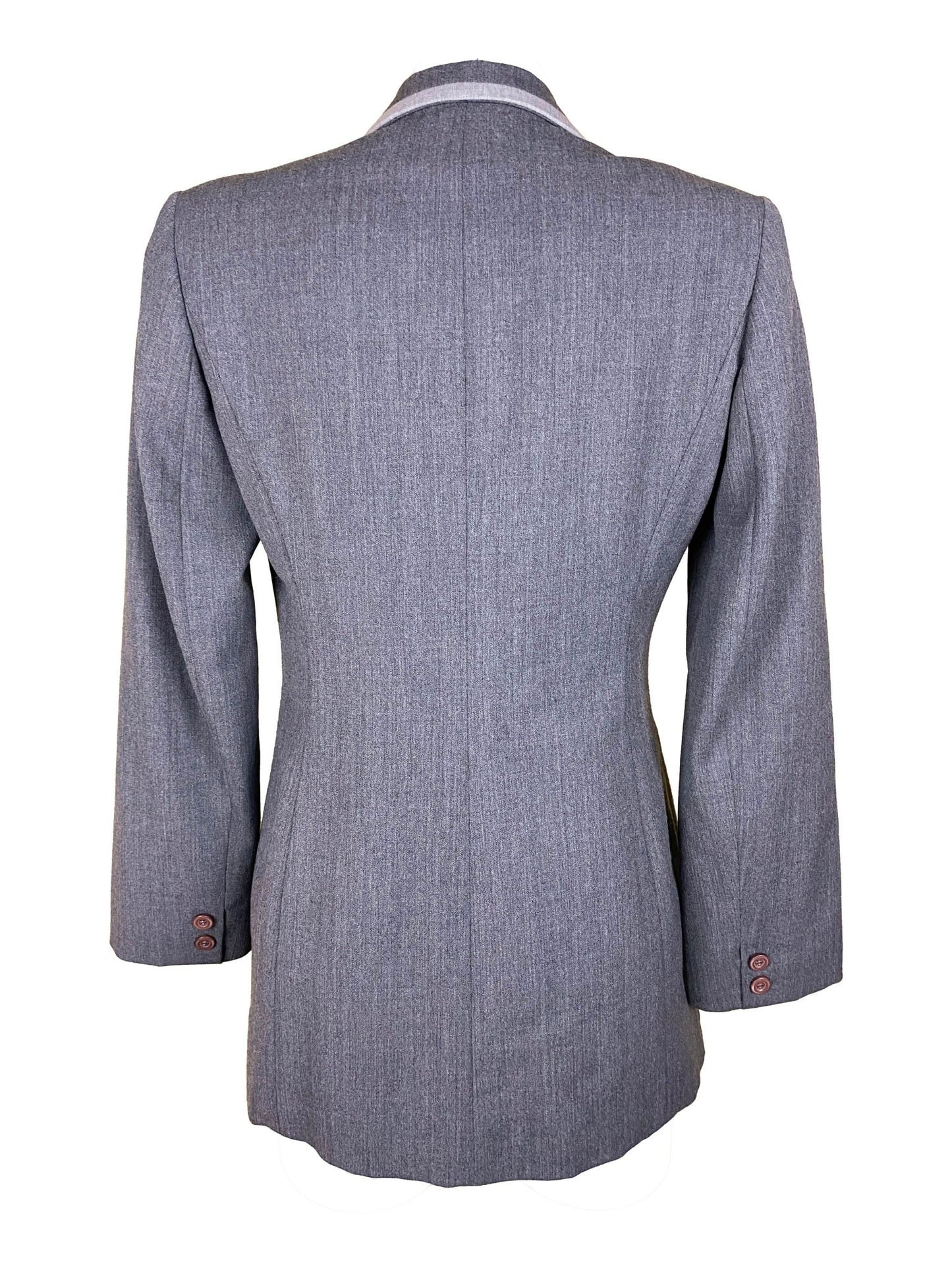 Blazer vintage en laine 123 Gris Femme S - M - Trésor