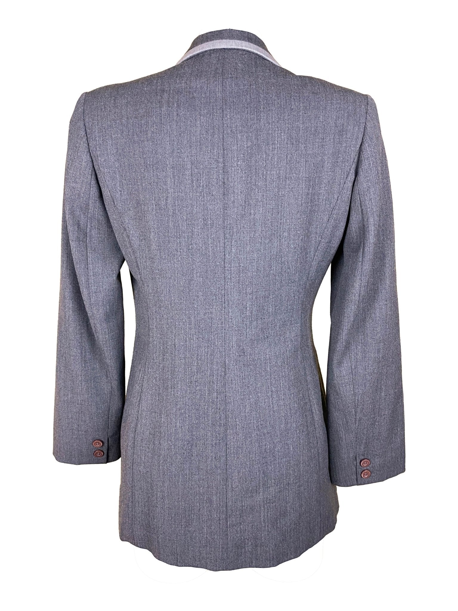 Blazer vintage en laine 123 Gris Femme S - M - Trésor