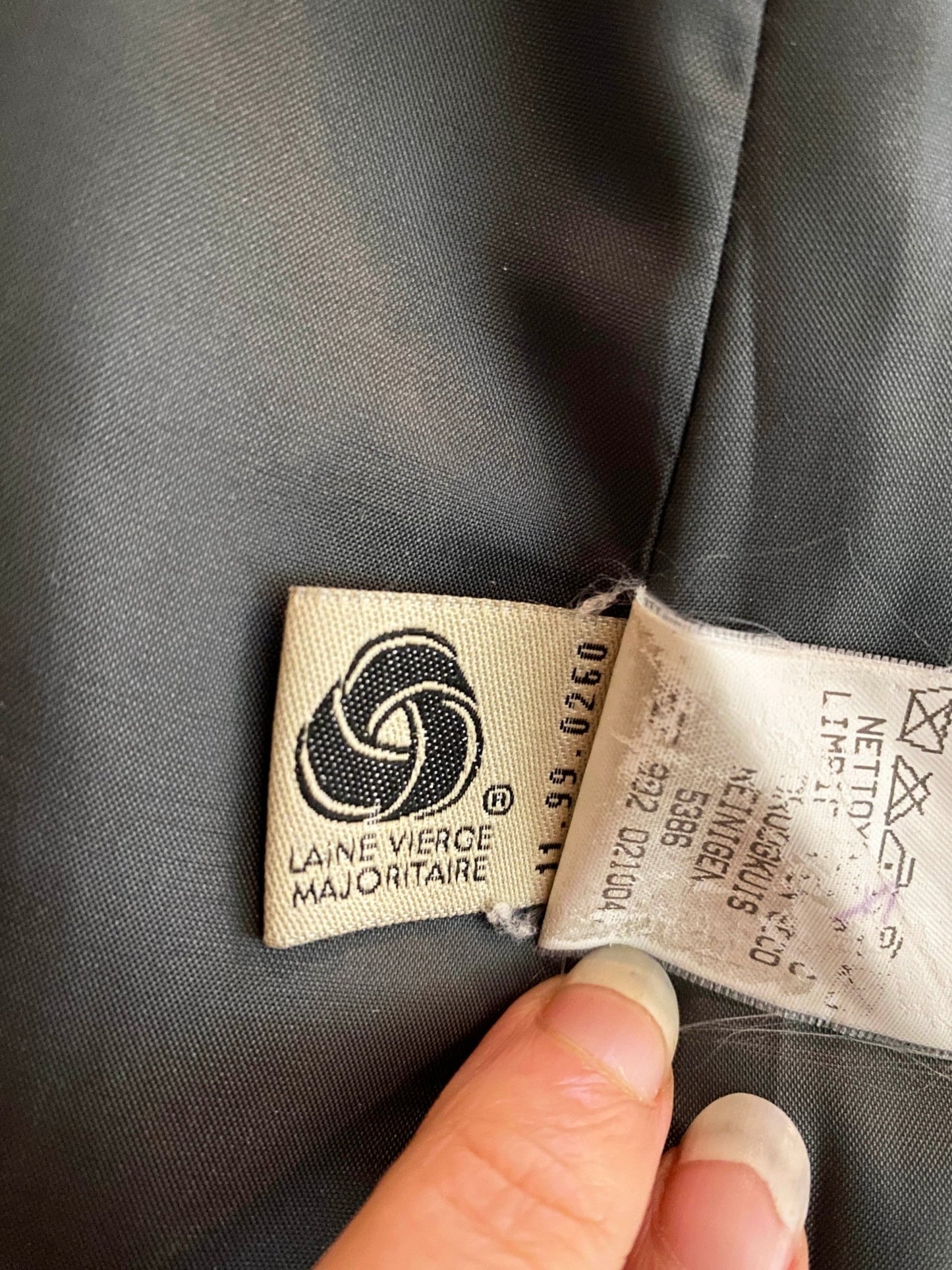 Blazer vintage en laine 123 Gris Femme S - M - Trésor