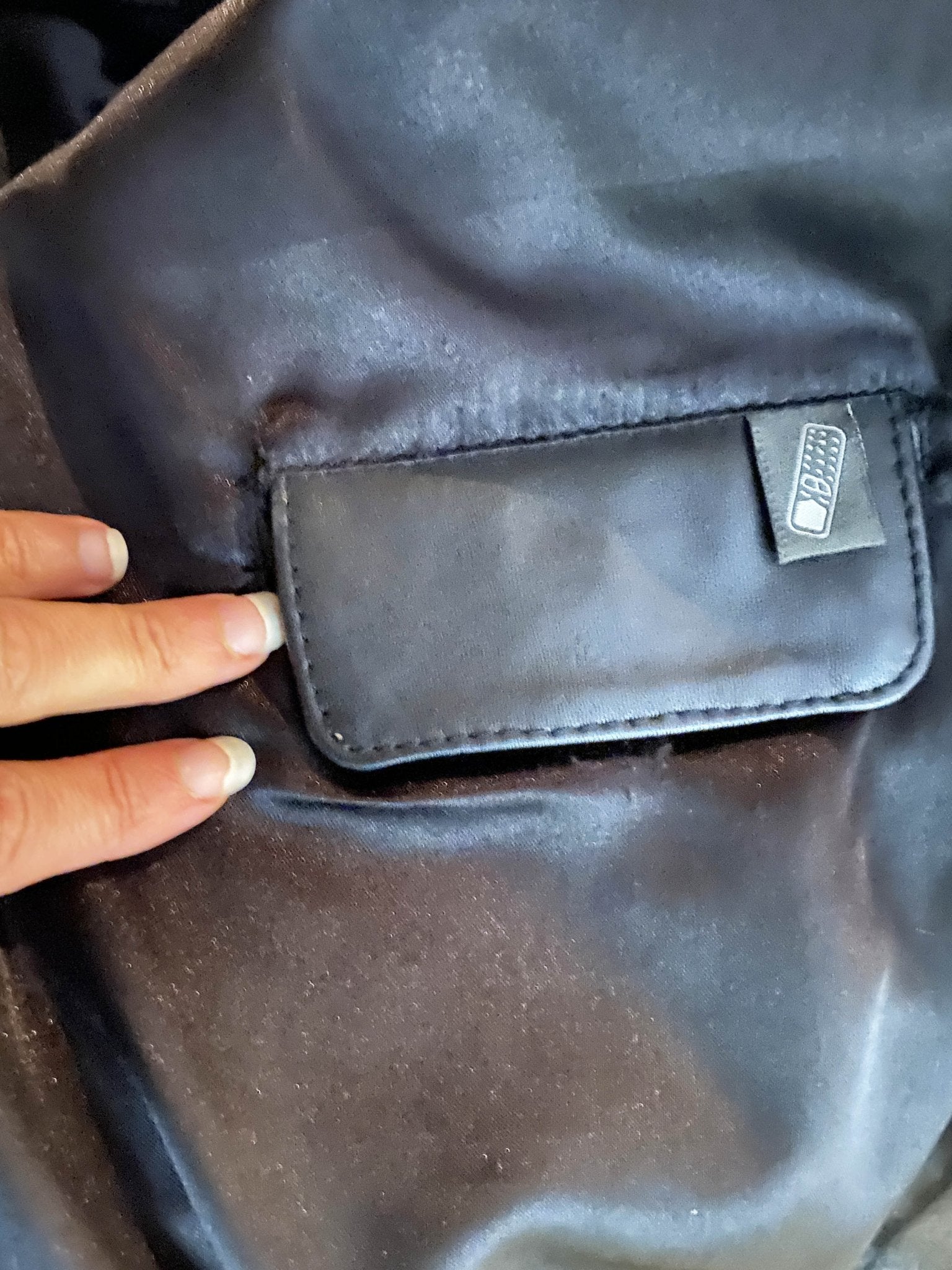 Blouson BHF Noir cuir vintage Femme L - Trésor