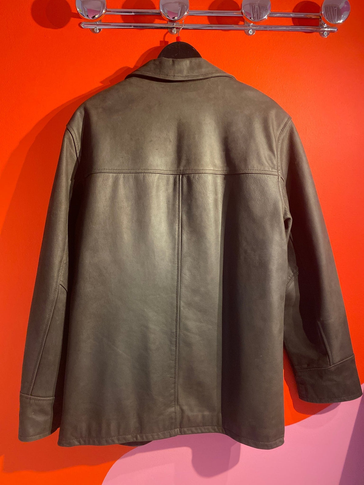 Blouson cuir buffle Sergio Vitti homme L - Trésor