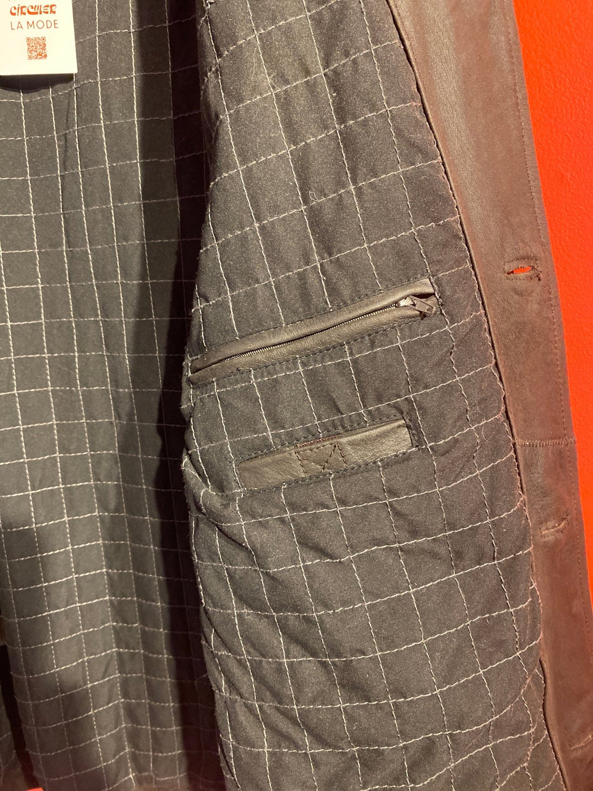 Blouson cuir buffle Sergio Vitti homme L - Trésor