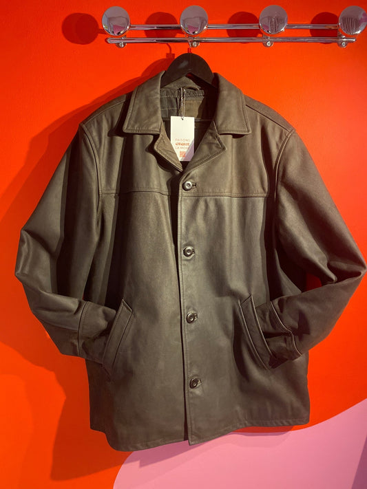 Blouson cuir buffle Sergio Vitti homme L - Trésor