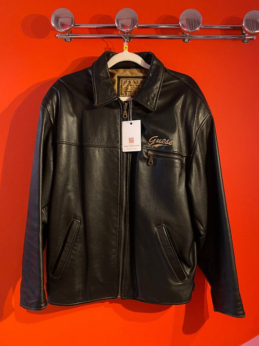 Blouson cuir épais Marciano Guess homme PREMIUM-M - Trésor