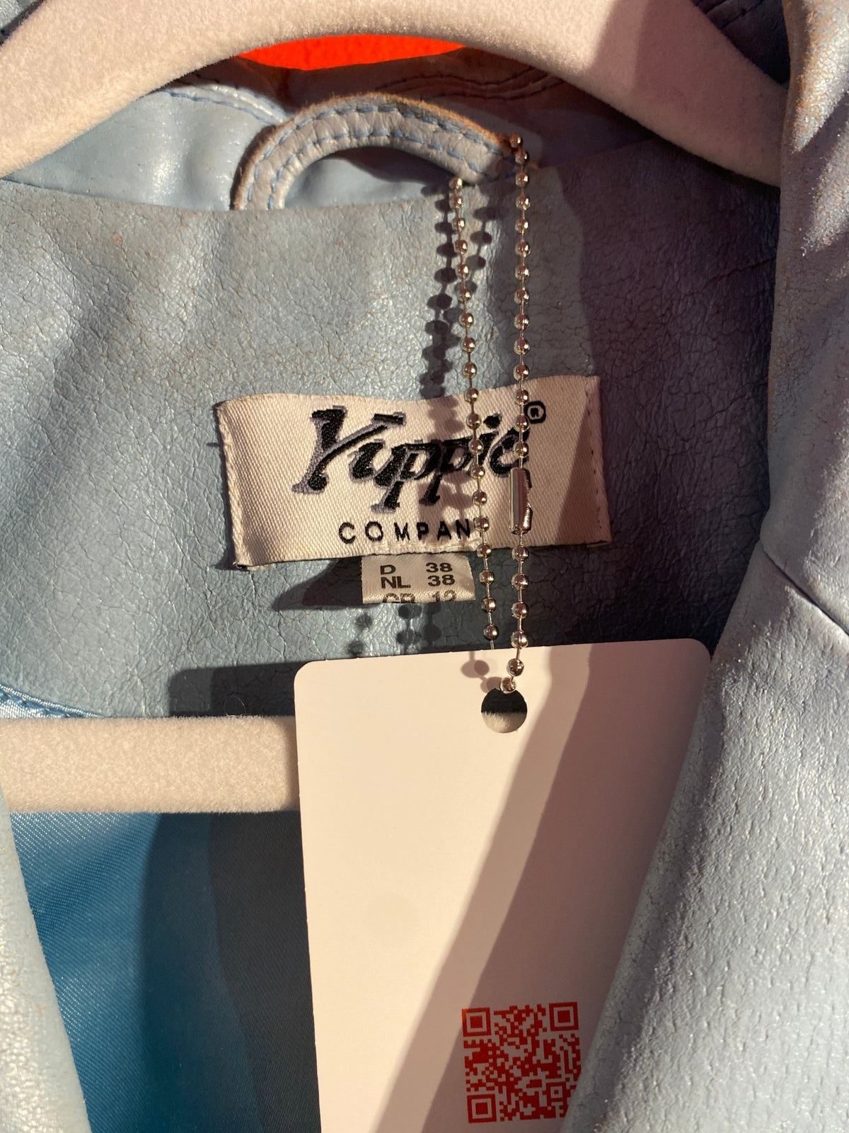 Blouson cuir vintage Yuppie femme M-L - Trésor