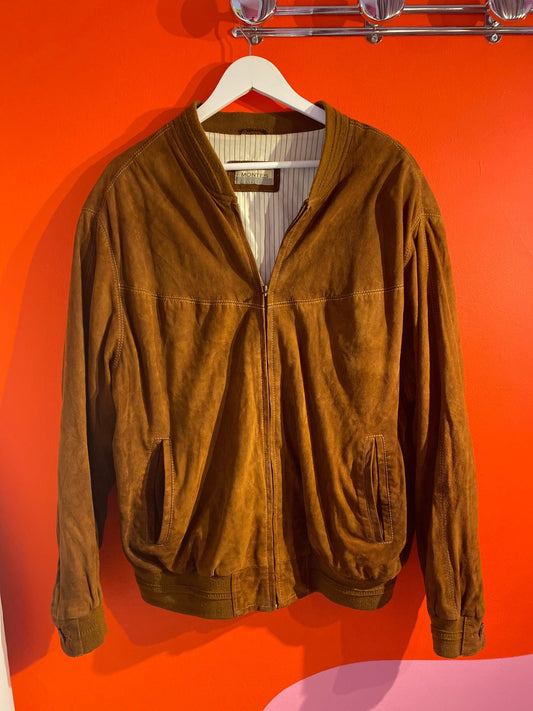 Blouson daim cuir Montes homme M - L - Trésor
