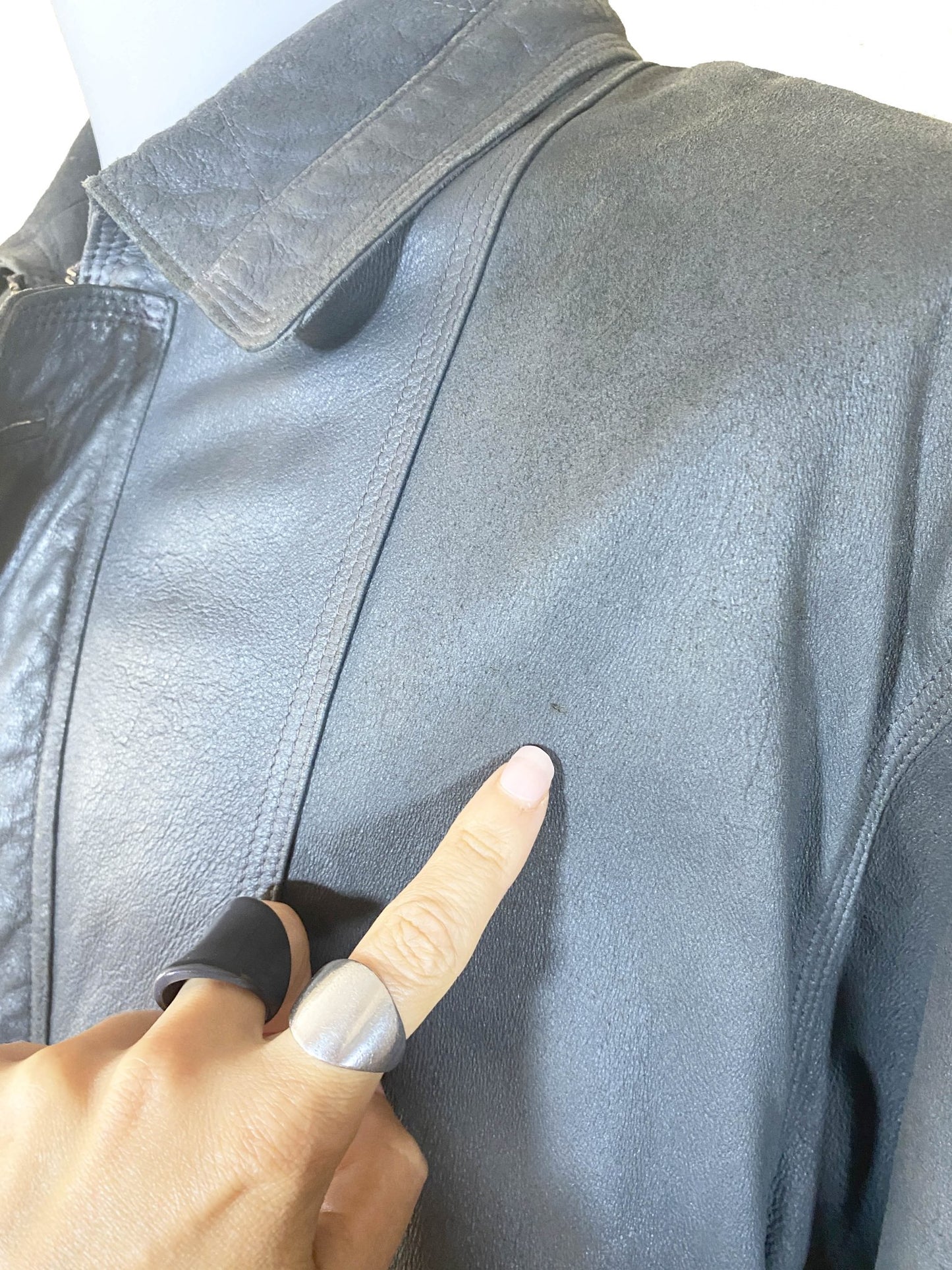 Blouson en cuir vintage Versace brun Homme XL - Trésor - mode circulaire