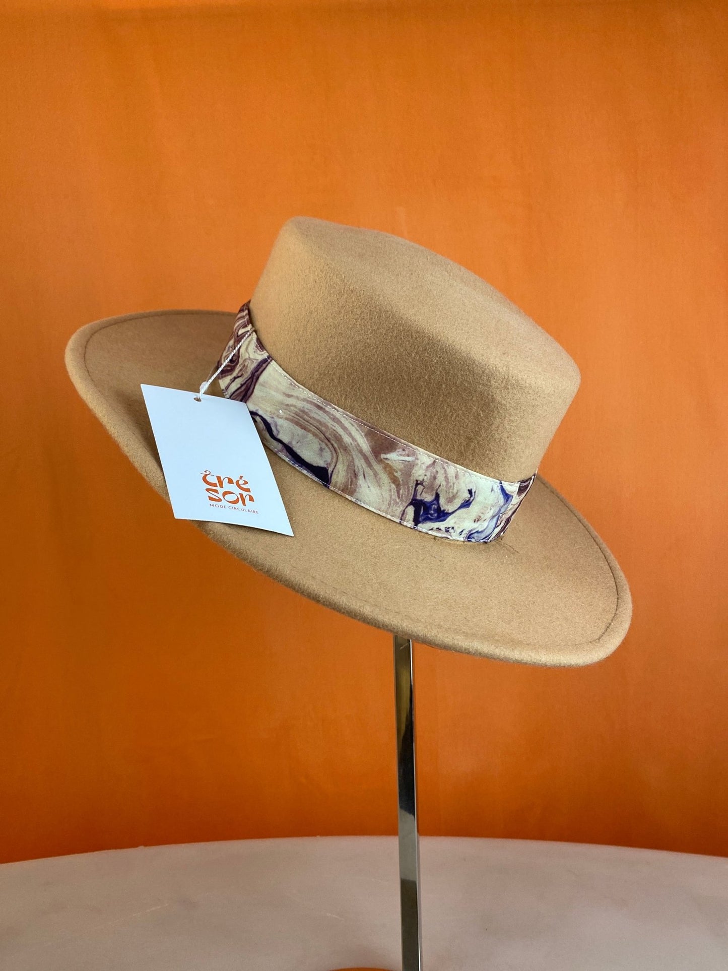 Chapeau Scotch & Soda beige laine femme M - Trésor