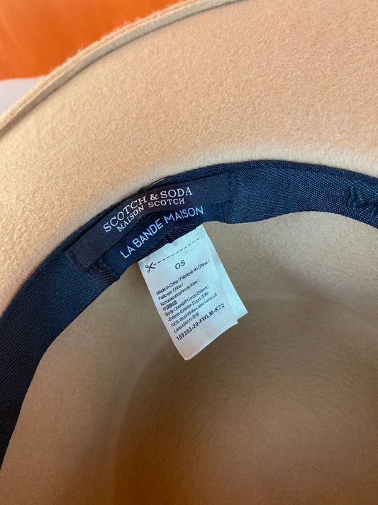 Chapeau Scotch & Soda beige laine femme M - Trésor