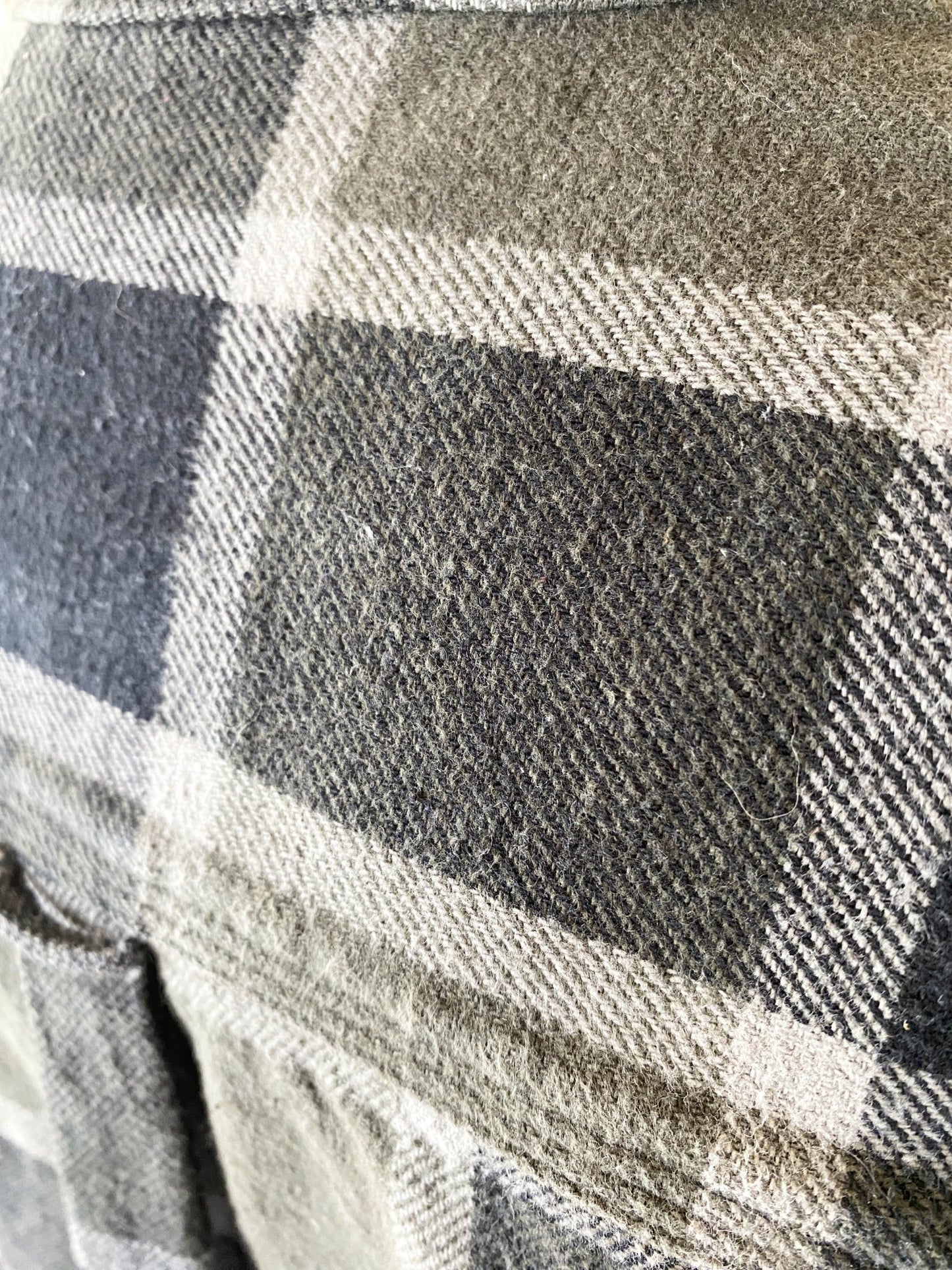 Chemise à carreaux R.D.D Grise Homme M - Trésor