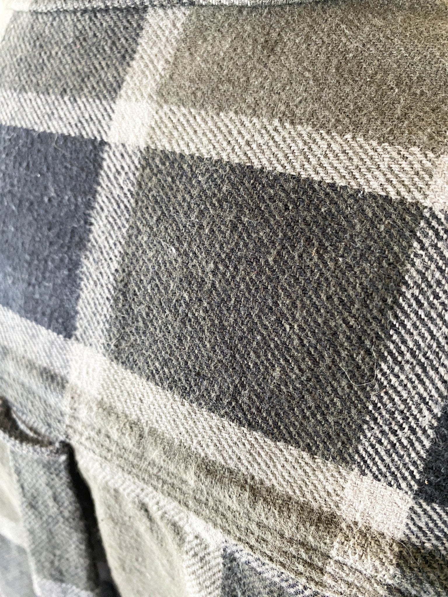 Chemise à carreaux R.D.D Grise Homme M - Trésor